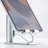 iPadスタンド 縦置 横置き対応 アルミ製 シルバー