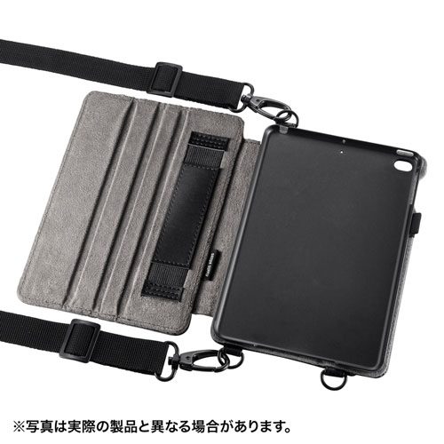 iPad mini スタンド機能付き ショルダーベルトケース