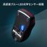 超小型Bluetoothマウス モバイル向け ブルーLEDセンサー 3ボタン 静音ボタン ブラック