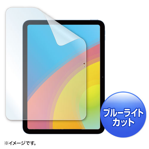 第10世代 iPad 10.9インチ 液晶保護フィルム ブルーライトカット 指紋防止 光沢