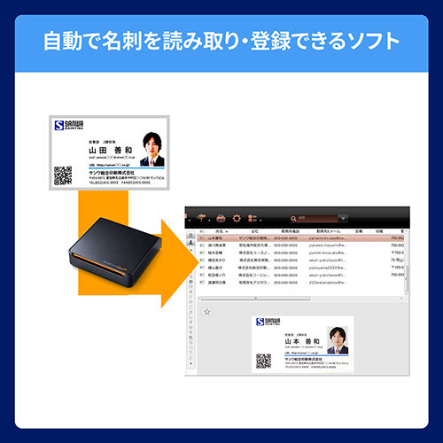 Mac Supply Store Usb名刺管理スキャナ Ocr搭載 Win Mac対応 Worldcard Ultra Plus