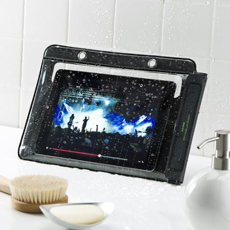 iPad・タブレットPC防水ケース 10.5インチ汎用 スタンド機能付き/200