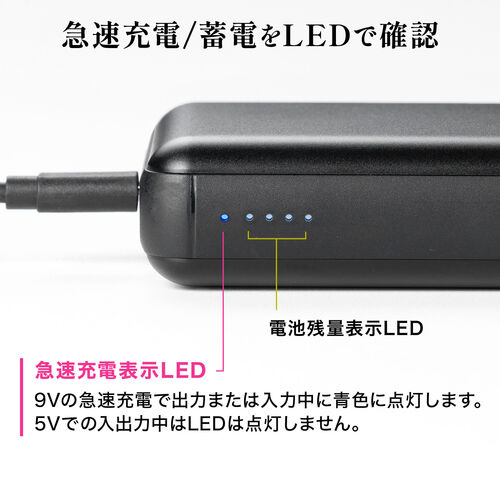 モバイルバッテリー 大容量 20000mAh PD20W PSE認証済み 薄型 アルミ