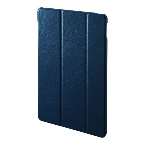 iPad 10.2インチ　ソフトレザーケース　ブルー
