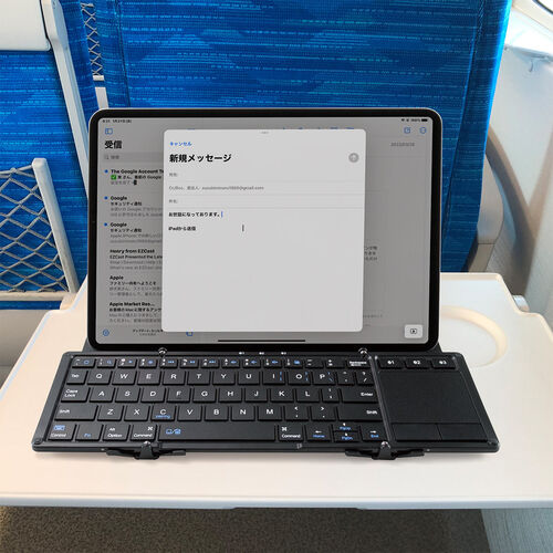 iPad Bluetoothキーボード タッチパッド トラックパッド 折りたたみ