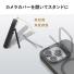 iPhone 15 Pro ソフトケース マットブラック 半透明 レンズカバー スタンド機能付き MagSafe対応