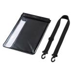 9.7インチiPad/9.7インチ iPad Pro/iPad Air2/Air対応防水防塵ケース スタンド・ショルダーベルト付き ブラック