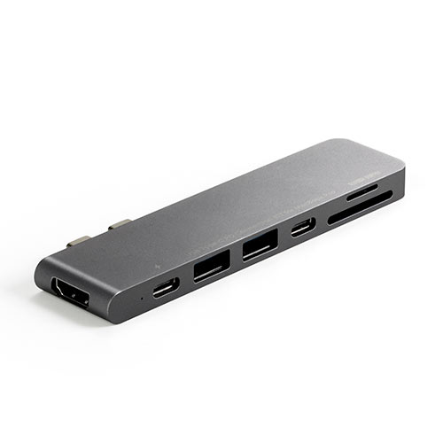 MacBook Pro 専用USB Type-Cハブ(MacBook Air 2018・USB PD・USB Aコネクタ・HDMI・SDカード・microSD)