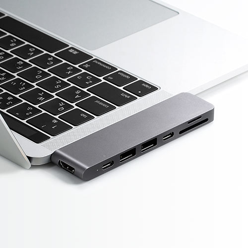 MacBook Pro 専用USB Type-Cハブ(MacBook Air 2018・USB PD・USB A ...