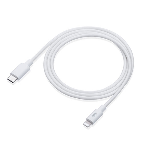 Usb Type C ライトニングケーブル Lightningケーブル Apple Mfi認証品 Usb Pd 充電 同期 1m ホワイト 500 Iplm024w Mac Supply Store