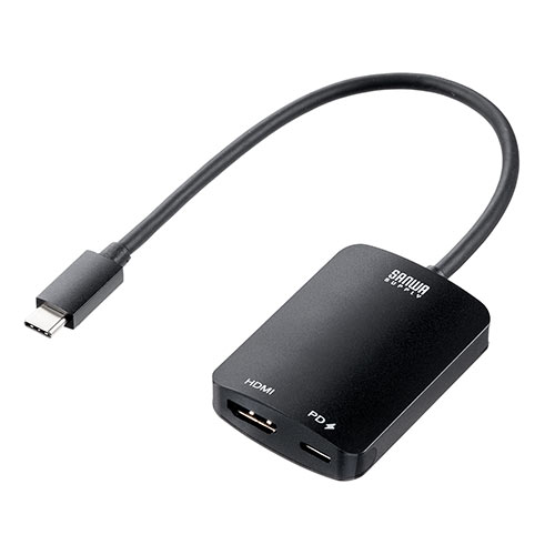 ◆新商品◆【6月限定特価】USB Type C-HDMI変換アダプタ 4K/60Hz HDR対応 PD100W iPad Pro Air Nintendo Switch 有機ELモデル対応 ブラック