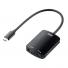 USB Type-C HDMI変換アダプタ 4K/60Hz HDR対応 PD100W iPad Pro Air Nintendo Switch 有機ELモデル対応 ブラック