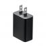 USB充電器 USB A 5V/2A出力 ブラック PSE認証品 iPhone　スマートフォン充電