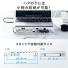USB Type-Cドッキングステーション(11in1・アルミニウムスタンド・4K対応・HDMI/VGA出力・SD/microSDカードリーダー・PD 100W)