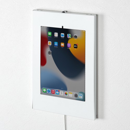 iPad用スチール製ケース(ホワイト)