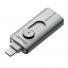 iPhone・iPad USBメモリ 128GB(USB3.1 Gen1・Lightning対応・MFi認証・iStickPro 3.0・ガンメタリック)