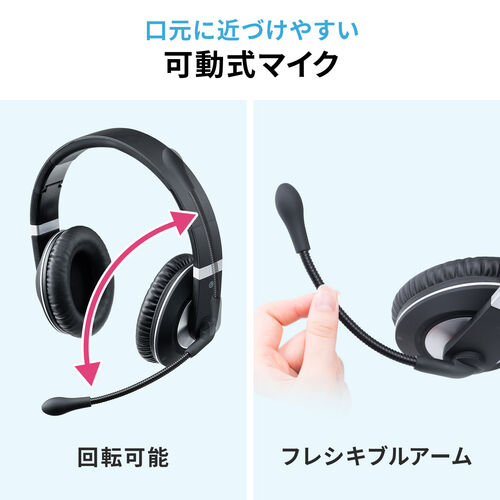 Bluetoothヘッドセット ワイヤレスヘッドセット 両耳タイプ