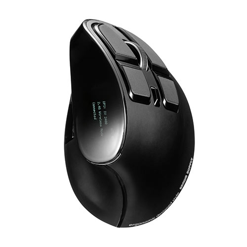 多ボタンマウス ワイヤレス Bluetooth 2.4GHz エルゴマウス 充電式 8ボタン ドライバ不要 ボタン割り当て