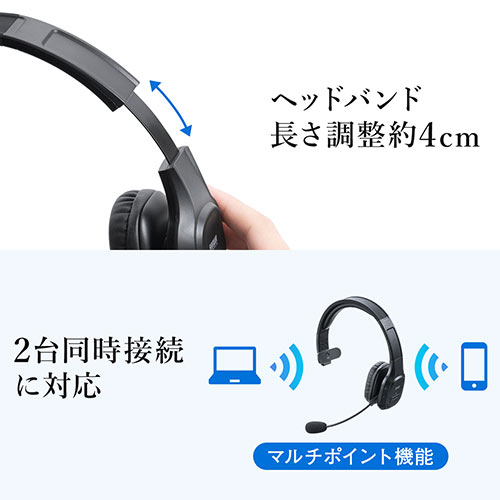 Bluetoothヘッドセット ワイヤレスヘッドセット ノイズキャンセル