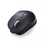 ワイヤレスマウス(ブルーLEDセンサー・充電式・Bluetooth4.0・コンパクト・ブラック)