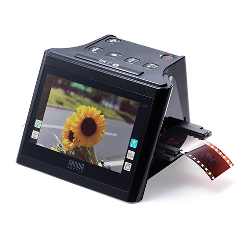 フィルムスキャナー(高画質・1400万画素/2200万画素・ネガ/デジタル化・ポジ対応・HDMI出力/テレビ出力対応) 400-SCN058