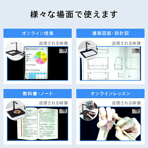 スタンドスキャナー(USB書画カメラ・A3対応・OCR対応・手元シャッター