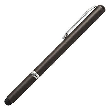 タッチペン(スタイラスペン・iPhone・iPad・タブレット・スライドキャップ・シリコン・クリップ付き)