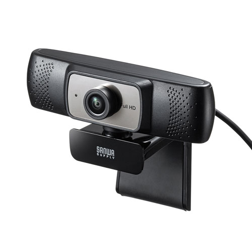 会議用ワイドレンズカメラ(200万画素・広角150°・マイク内蔵・WEB会議・高画質・Zoom・Microsoft Teams・Skype)