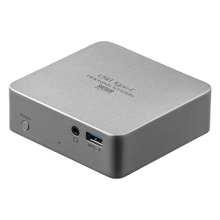 USB Type-Cドッキングステーション(Type-C専用・USB  PD対応・USBハブ・HDMI出力・3.5mmステレオミニジャック・ギガビット有線LAN・USB3.1対応)