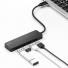 USB Type-Cハブ 4ポート USB3.1 Gen1 スリム 軽量 15cmケーブル MacBook/iPad Pro/Surface GO/ChromeBook テレワーク 在宅勤務