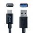 USB Type-Cケーブル 50cm USB3.1・Gen2 Type-Cオス-USB Aオス USB-IF認証済み ブラック