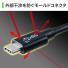 USB タイプCケーブル 50cm USB3.1・Gen2 Type-Cオス-USB3.0 microB USB-IF認証済み ブラック