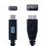 USB タイプCケーブル 50cm USB3.1・Gen2 Type-Cオス-USB3.0 microB USB-IF認証済み ブラック