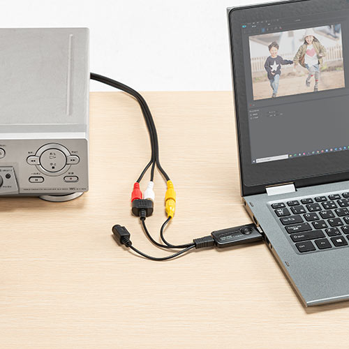 USBビデオキャプチャー ビデオテープダビング デジタル化 minidv 
