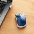 ワイヤレスマウス 静音マウス Type-A 小型サイズ 3ボタン カウント切り替え800/1200/1600 ネイビー