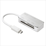 USB TypeC カードリーダー(シルバー)